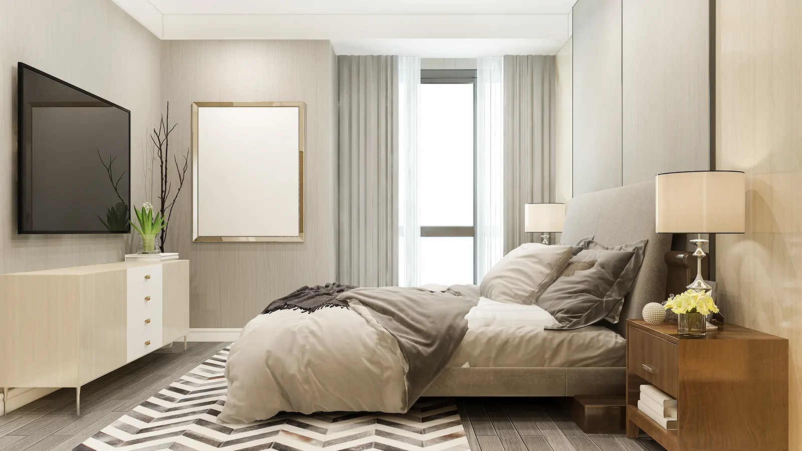  Bedroom Stock Image - Gami Ayur