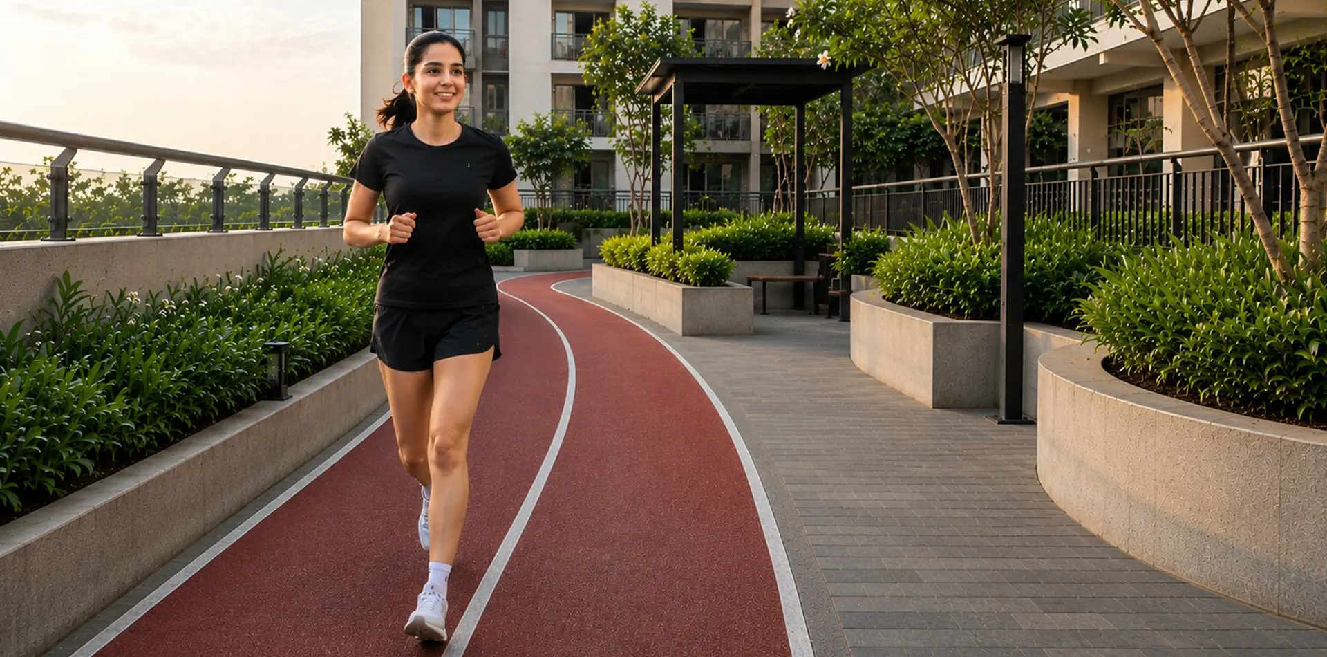 Jogging Track at Gami & Jaydeep Elora