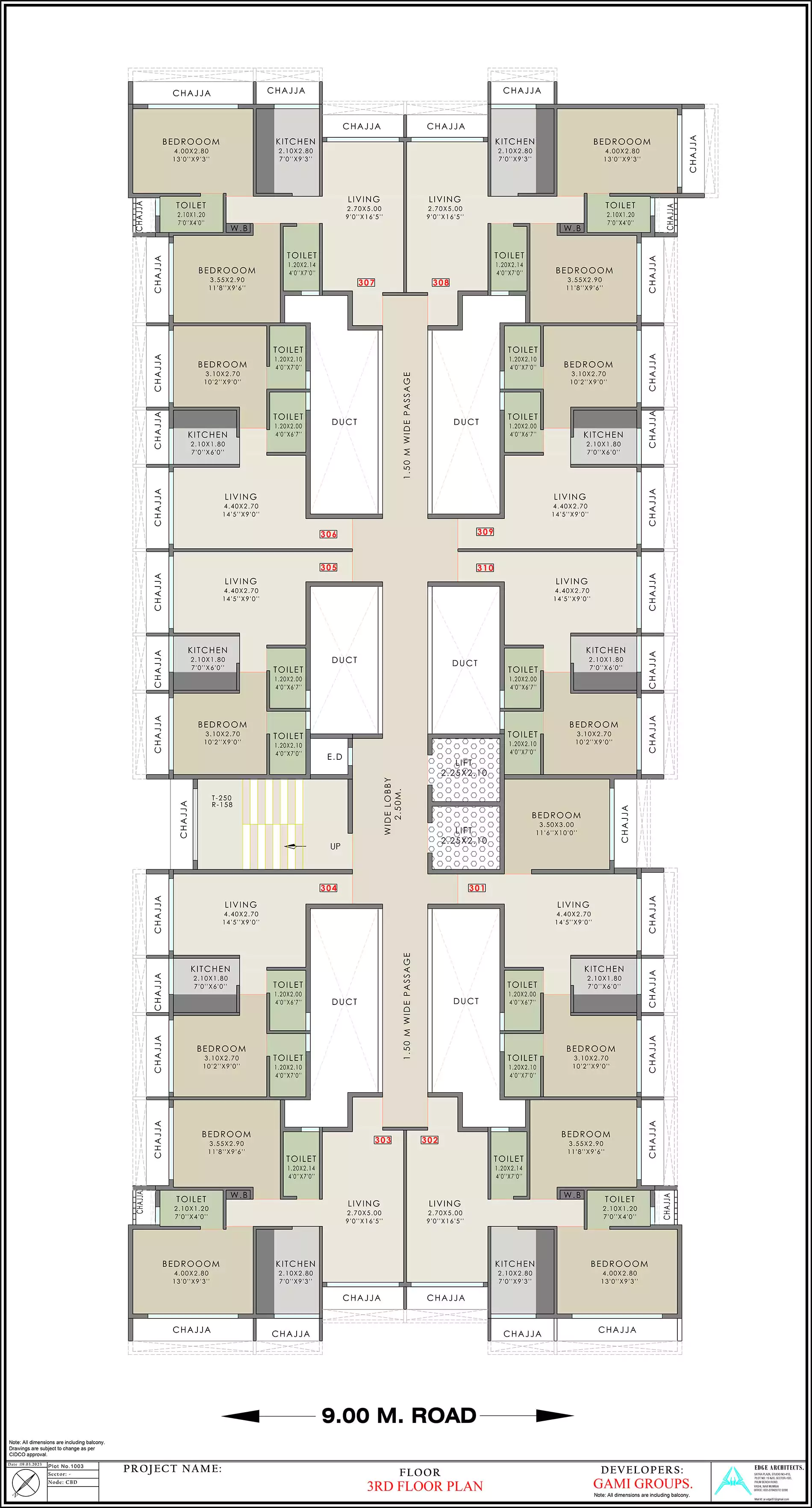 Third Floor Plan - Gami Erica 