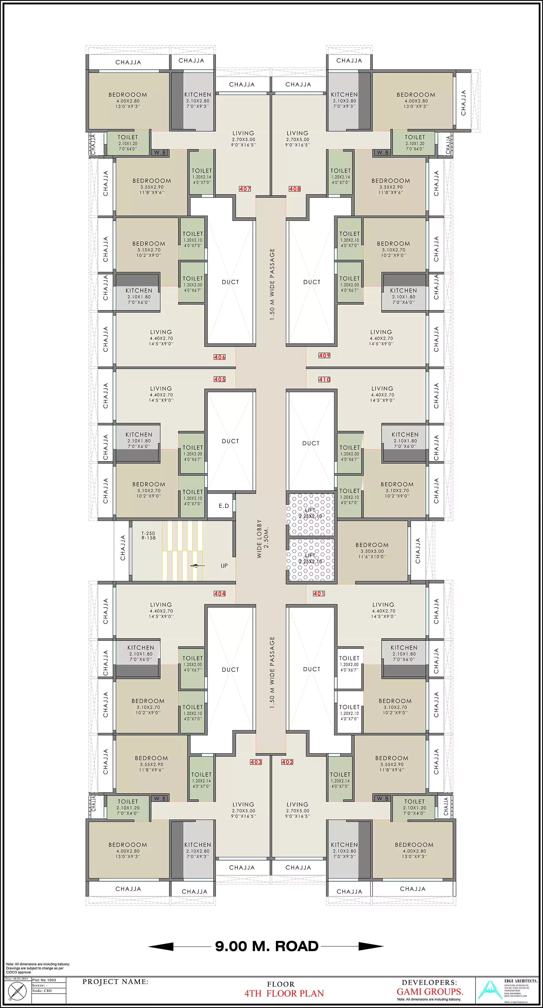 4th Floor plan - Gami Erica 