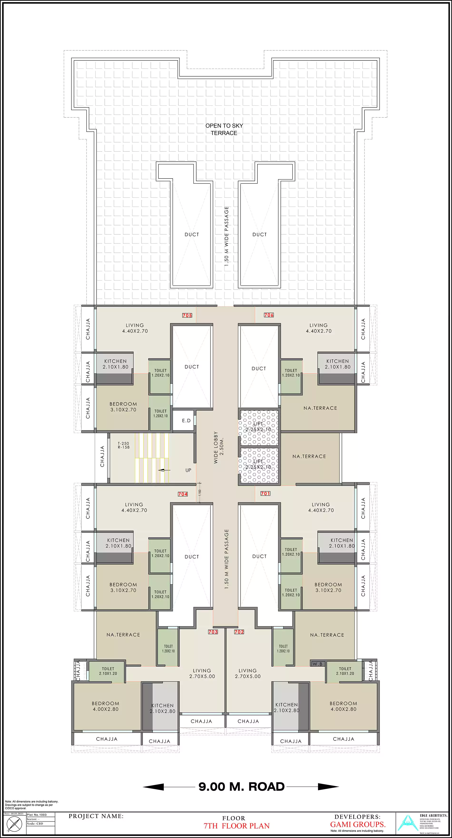 7th Floor Plan - Gami Erica 