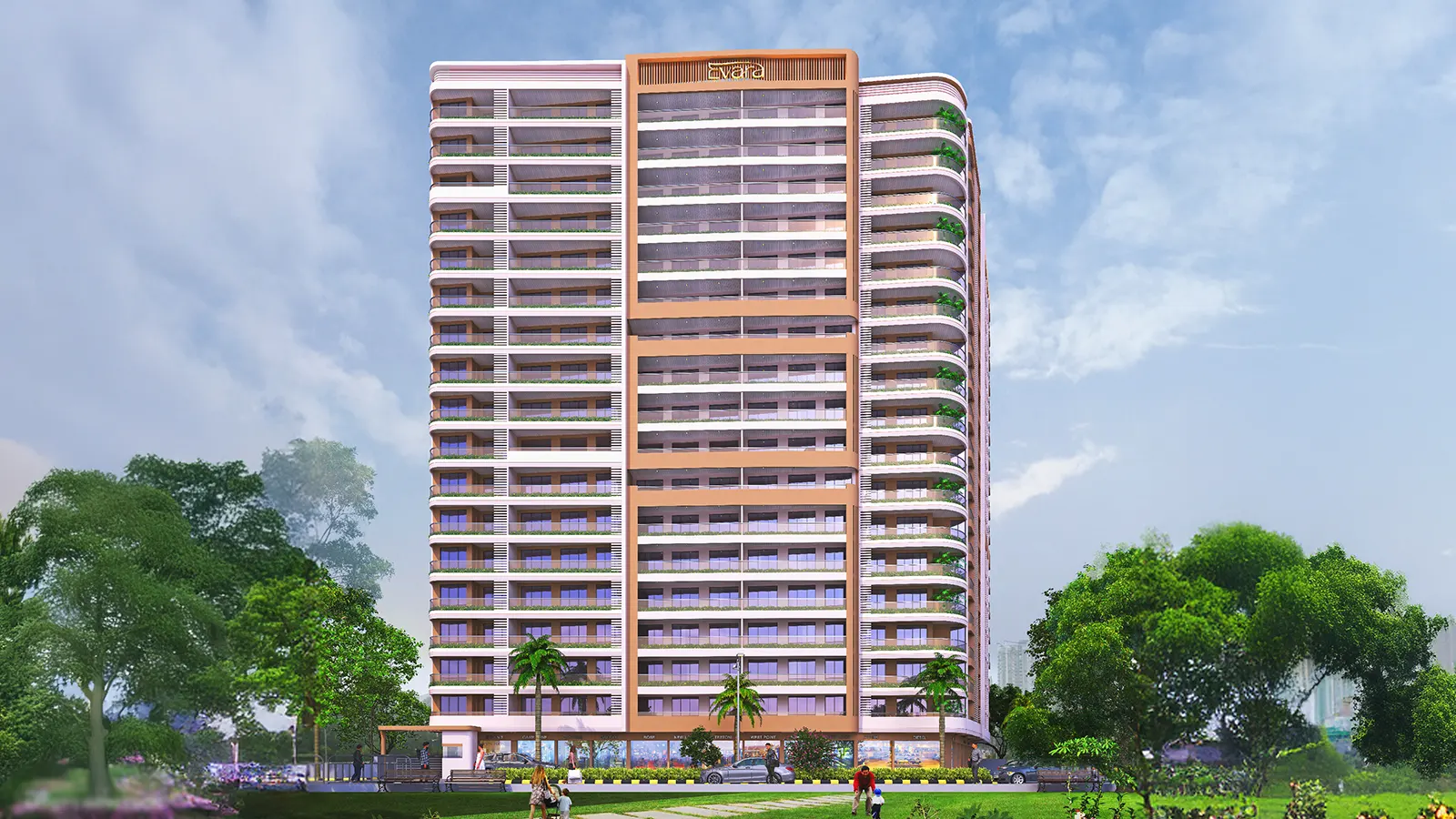 Evara Elevation - Day View