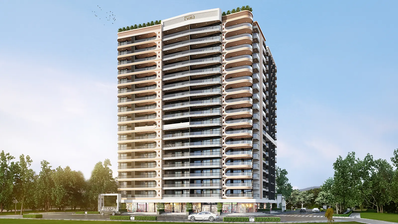 Evara Elevation - Day View