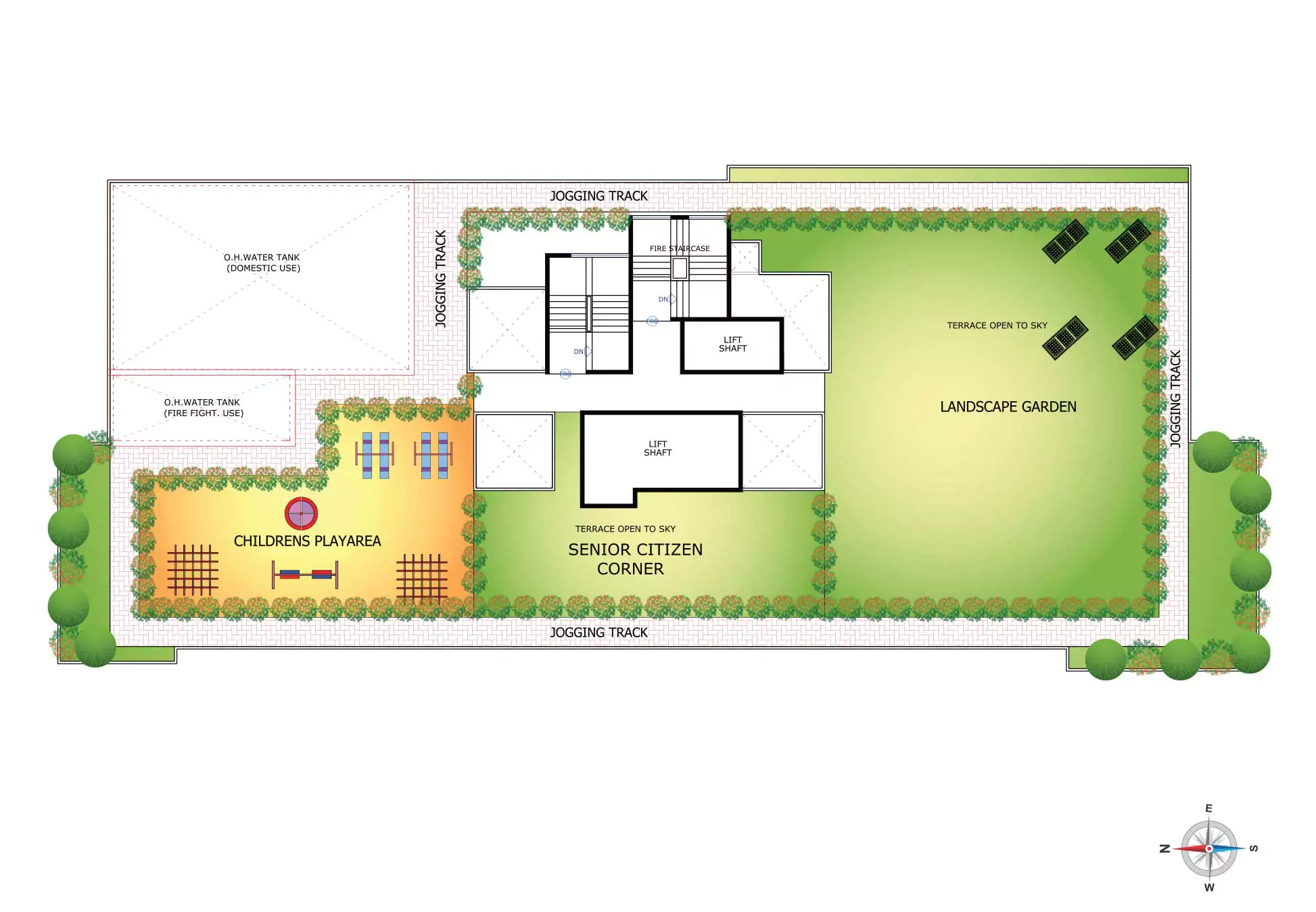 Terrace Floor Plan - Gami Jade