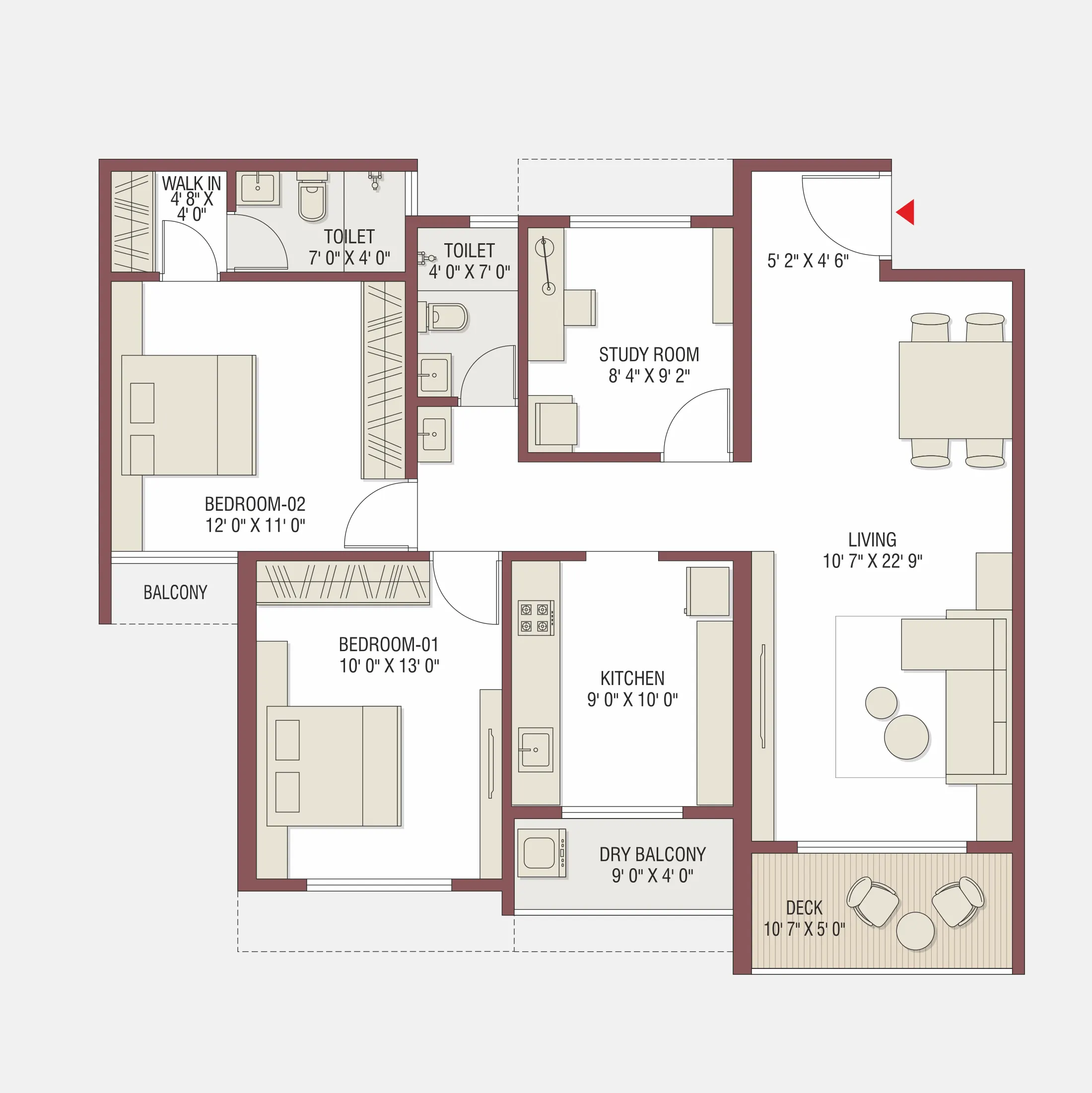 2.5 BHK - 2 Units - Wing B of Gami Satyam Palacio, Kharghar