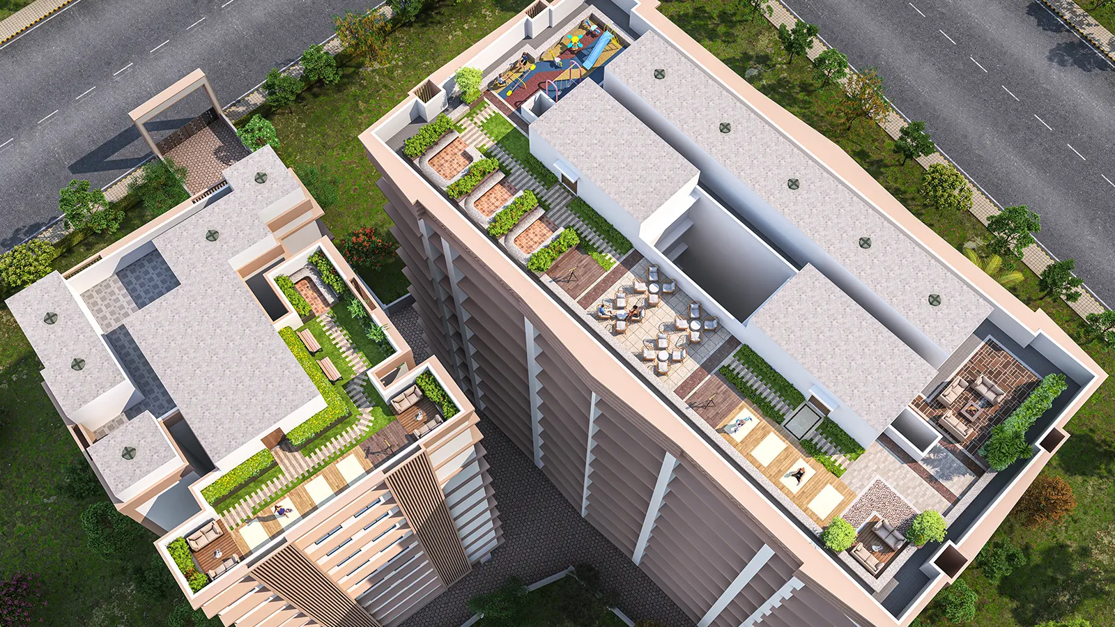 Rooftop Level Amenities - Gami Pristine