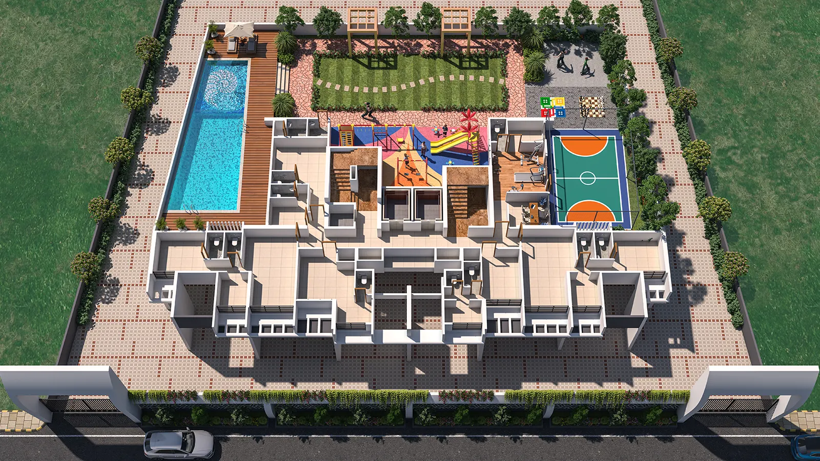 Podium Level Amenities - Gami Ved